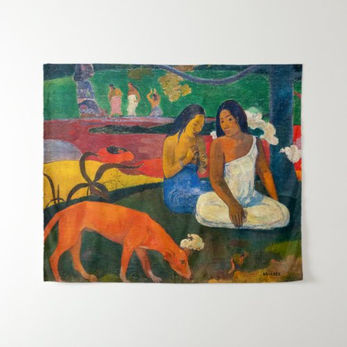 Paul Gauguin _ Arearea  The Red Dog Tapestry