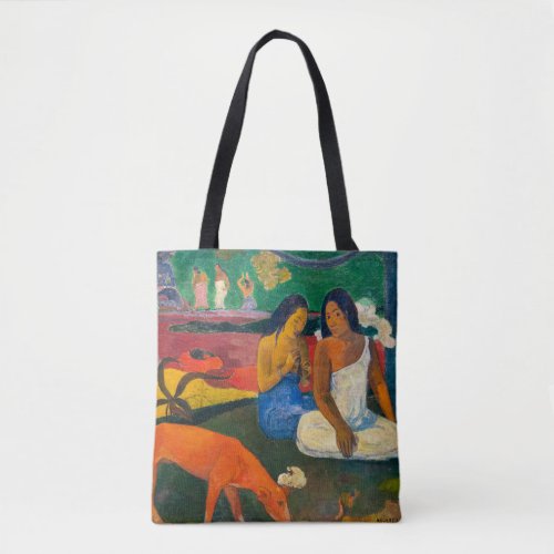 Paul Gauguin _ Arearea  The Red Dog Tote Bag