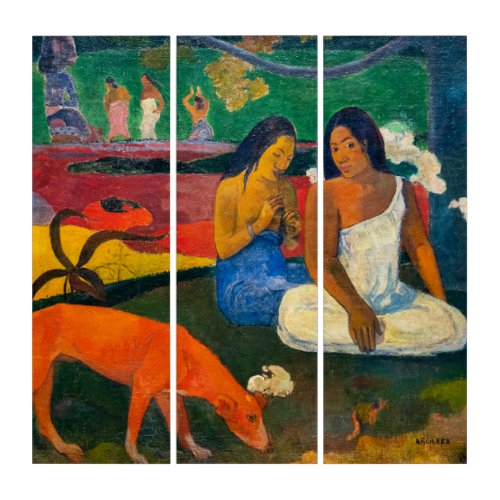 Paul Gauguin _ Arearea  The Red Dog Triptych