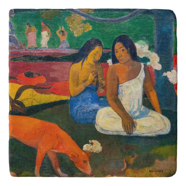 Paul Gauguin - Arearea / The Red Dog Trivet (Front)