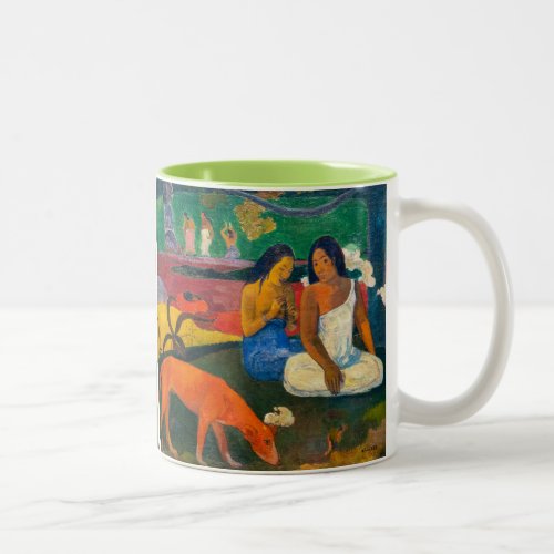 Paul Gauguin _ Arearea  The Red Dog Two_Tone Coffee Mug