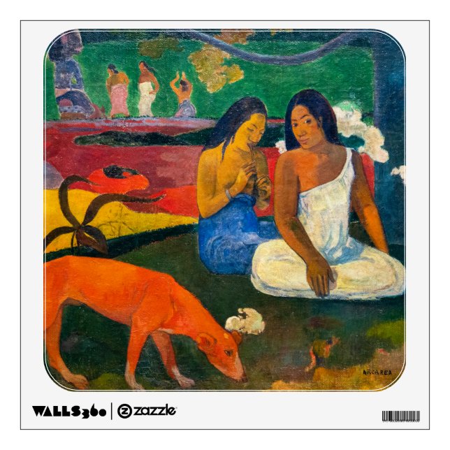 Paul Gauguin - Arearea / The Red Dog Wall Decal (Front)