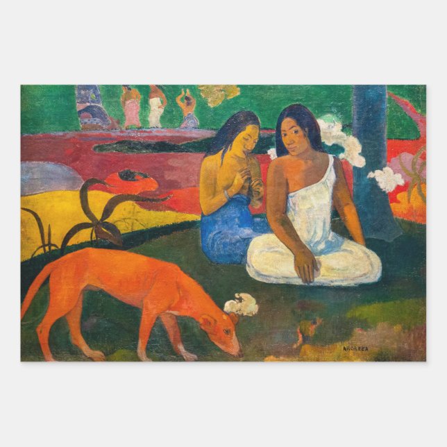 Paul Gauguin - Arearea / The Red Dog Wrapping Paper Sheets (Front)