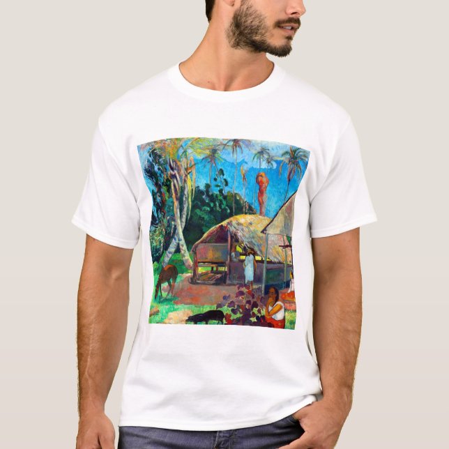 Paul Gauguin Black Pigs T-Shirt (Front)
