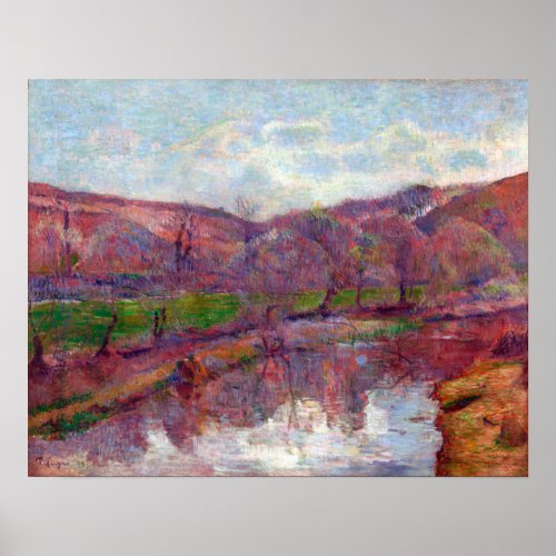 Paul Gauguin Brittany Landscape Poster