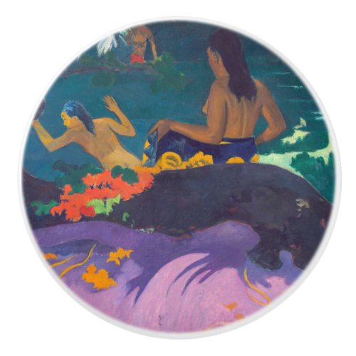 Paul Gauguin _ By the Sea  Fatata te Miti Ceramic Knob