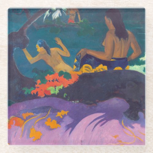 Paul Gauguin _ By the Sea  Fatata te Miti Glass Coaster