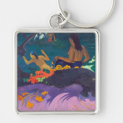 Paul Gauguin _ By the Sea  Fatata te Miti Keychain