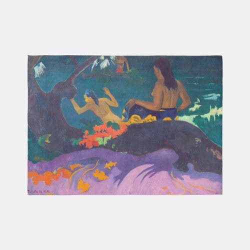 Paul Gauguin _ By the Sea  Fatata te Miti Rug