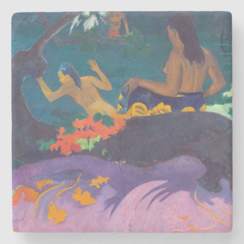 Paul Gauguin _ By the Sea  Fatata te Miti Stone Coaster