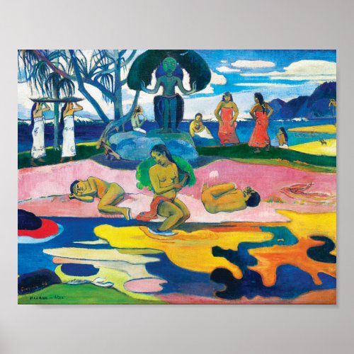Paul Gauguin Day of the God Mahana no atua Art Poster