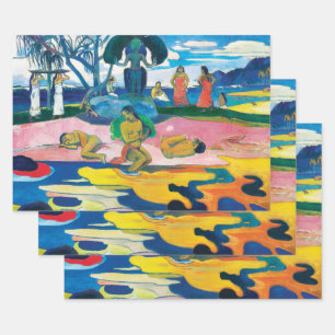 Paul Gauguin Day of the God (Mahana no atua) Art Wrapping Paper Sheets