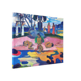 Paul Gauguin - Day of the God / Mahana no atua Canvas Print