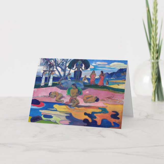 Paul Gauguin - Day of the God / Mahana no atua Card (Front)