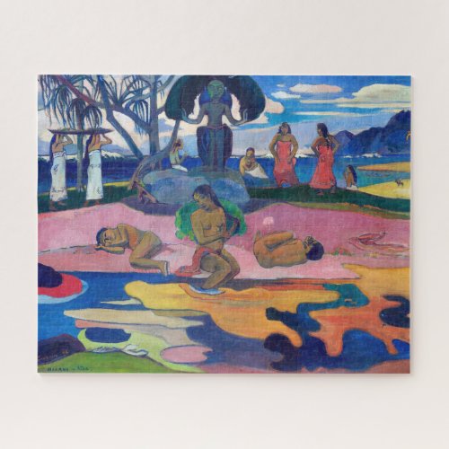 Paul Gauguin _ Day of the God  Mahana no atua Jigsaw Puzzle