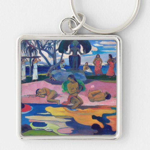 Paul Gauguin _ Day of the God  Mahana no atua Keychain