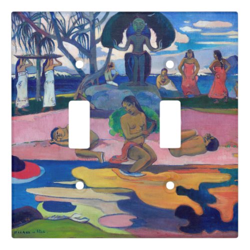 Paul Gauguin _ Day of the God  Mahana no atua Light Switch Cover