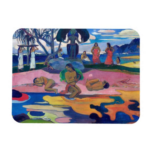 Paul Gauguin _ Day of the God  Mahana no atua Magnet