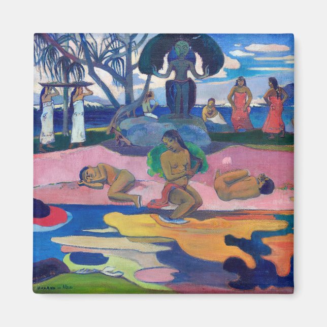Paul Gauguin - Day of the God / Mahana no atua Magnet (Front)