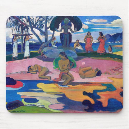 Paul Gauguin _ Day of the God  Mahana no atua Mouse Pad