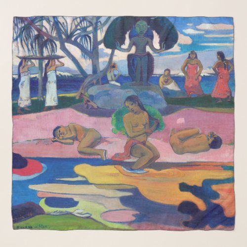 Paul Gauguin _ Day of the God  Mahana no atua Scarf