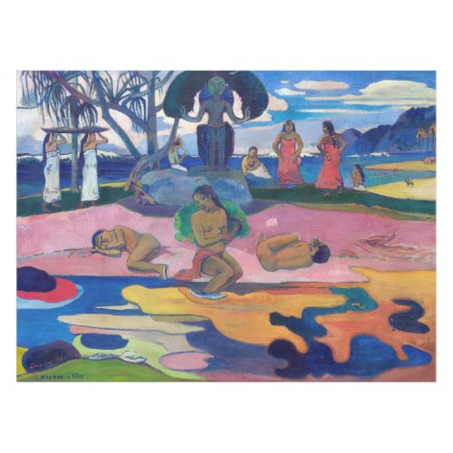 Paul Gauguin _ Day of the God  Mahana no atua Tablecloth