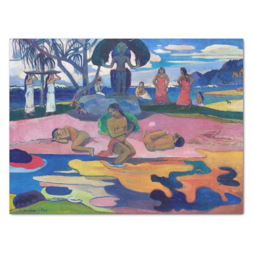 Paul Gauguin _ Day of the God  Mahana no atua Tissue Paper