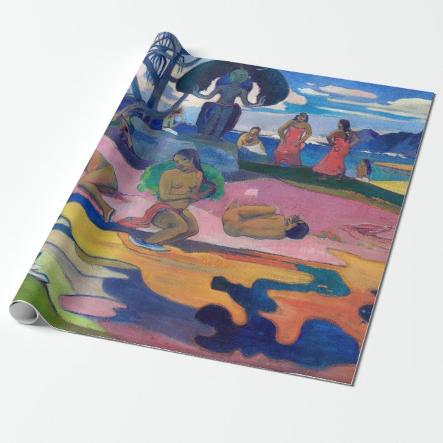 Paul Gauguin - Day of the God / Mahana no atua Wrapping Paper (Unrolled)