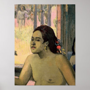 Paul Gauguin   Eiaha Ohipa or Tahitians in a Room, Poster