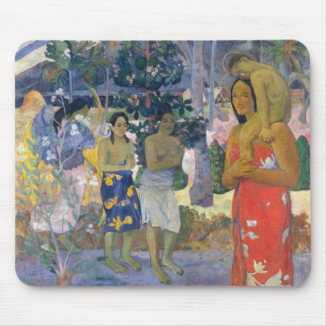 Paul Gauguin - Hail Mary / Ia Orana Maria Mouse Pad (Front)