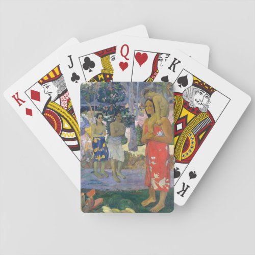 Paul Gauguin _ Hail Mary  Ia Orana Maria Playing Cards