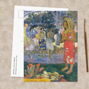 Paul Gauguin - Hail Mary / Ia Orana Maria Postcard