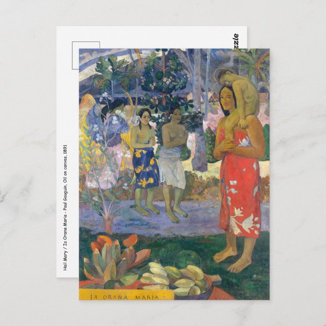 Paul Gauguin - Hail Mary / Ia Orana Maria Postcard (Front/Back)