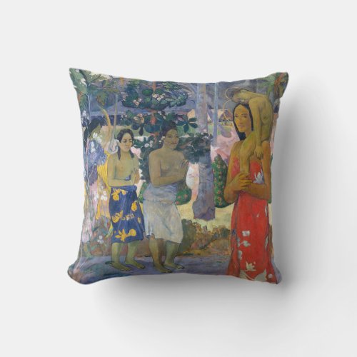 Paul Gauguin _ Hail Mary  Ia Orana Maria Throw Pillow