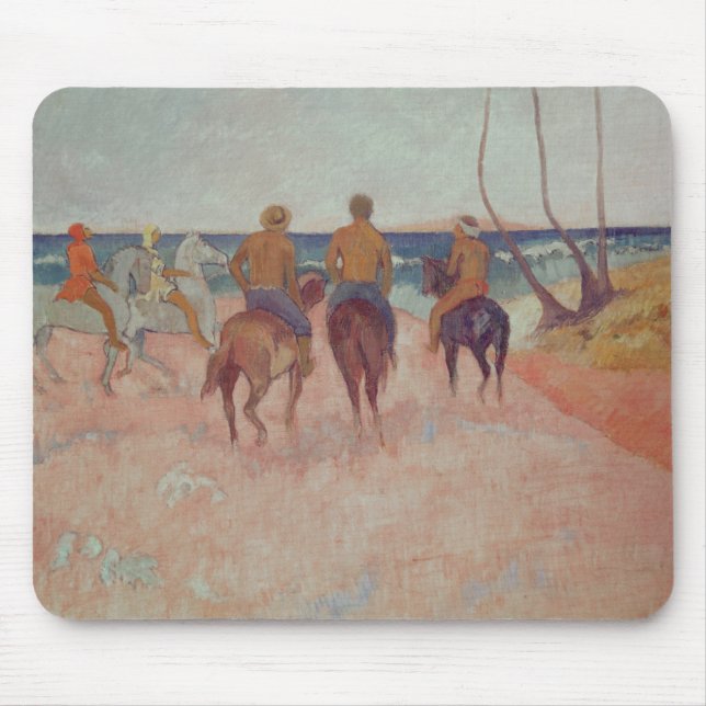 Paul Gauguin | Horseman on the Beach  1902 Mouse Pad (Front)