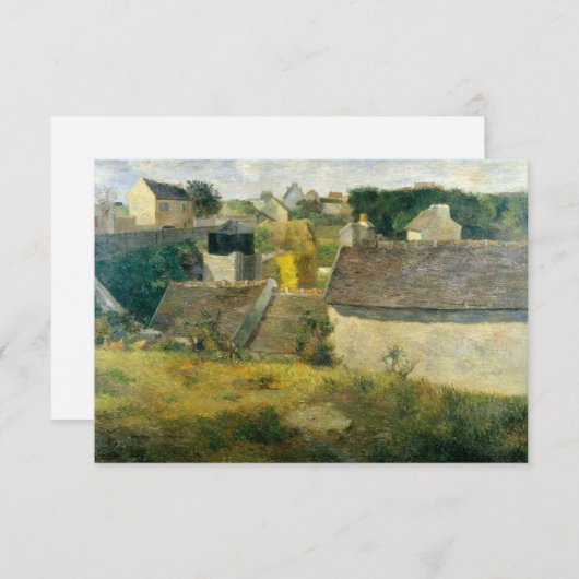 Paul Gauguin Houses at Vaugirard (Front/Back)