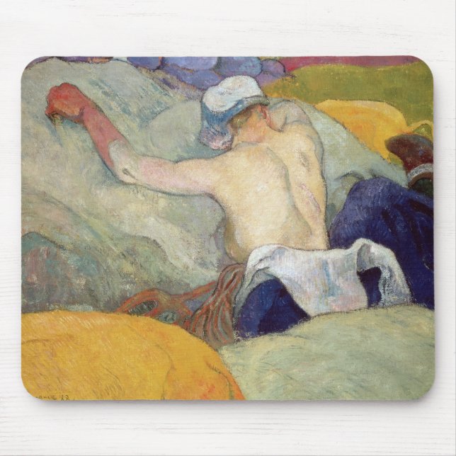 Paul Gauguin | In the Heat, or The Pigs, 1888 Mouse Pad (Front)