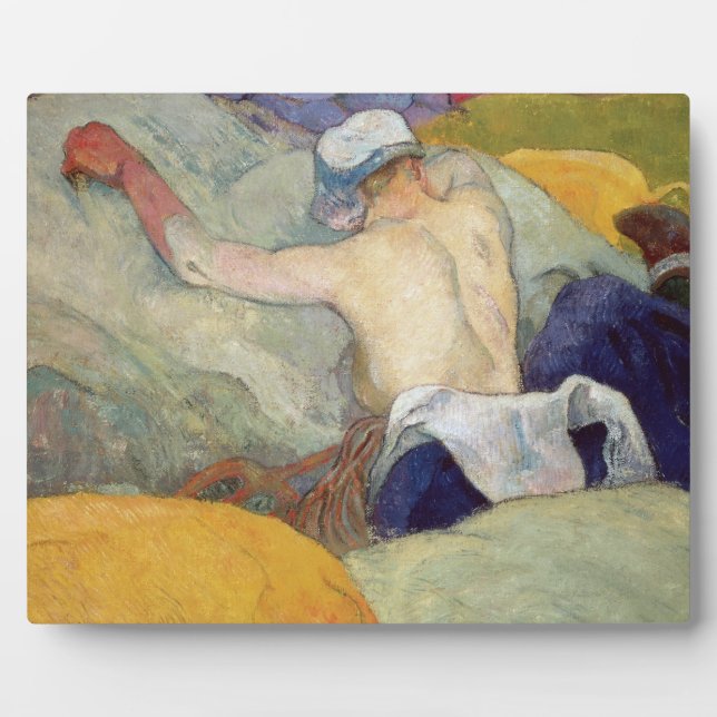 Paul Gauguin | In the Heat, or The Pigs, 1888 Plaque (Front)