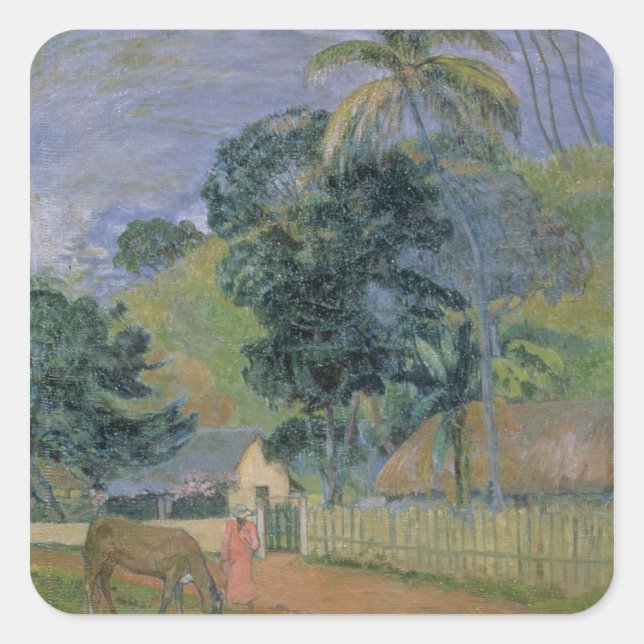 Paul Gauguin | Landscape, 1899 Square Sticker (Front)