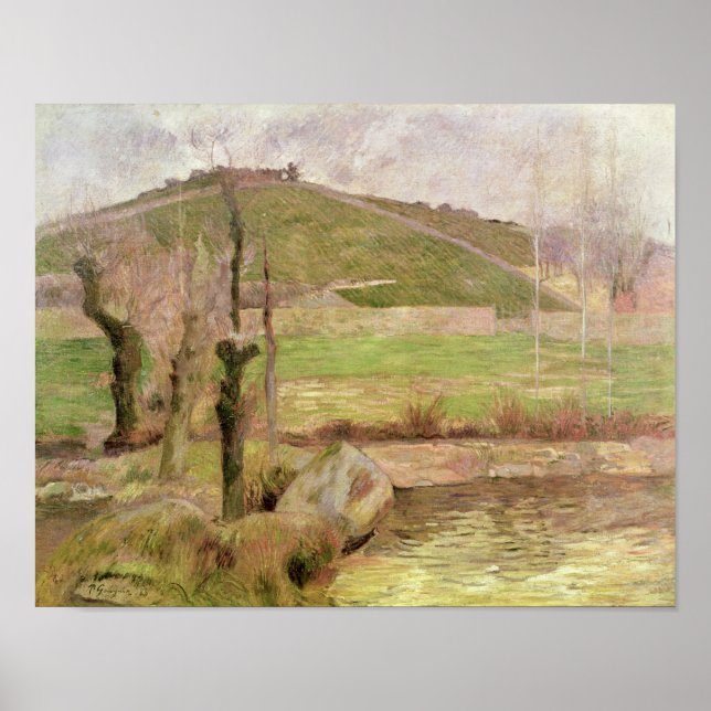 Paul Gauguin | Landscape near Pont-Aven, 1888 Poster (Front)