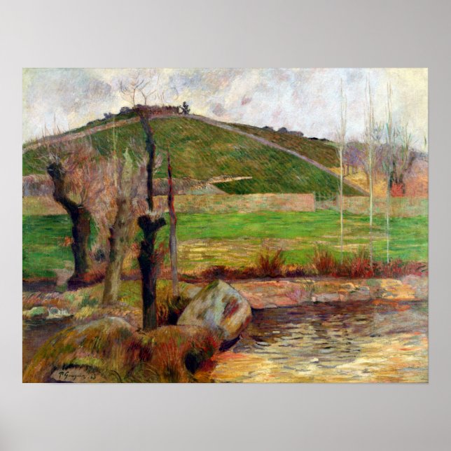 Paul Gauguin Landscape near Pont-Aven Poster (Front)