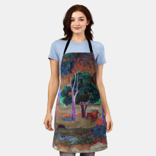 Paul Gauguin - Landscape with a Pig and a Horse Apron