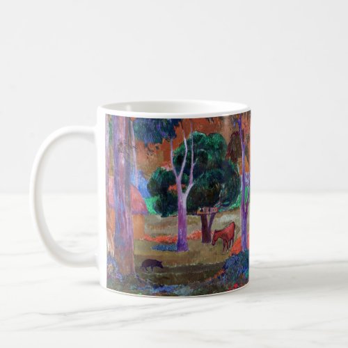 Paul Gauguin _ Landscape with a Pig and a Horse Coffee Mug