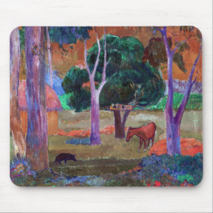 Paul Gauguin - Landscape with a Pig and a Horse Mouse Pad