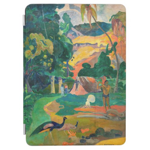 Paul Gauguin _ Landscape with Peacocks  Matamoe iPad Air Cover