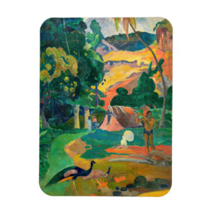 Paul Gauguin - Landscape with Peacocks / Matamoe Magnet