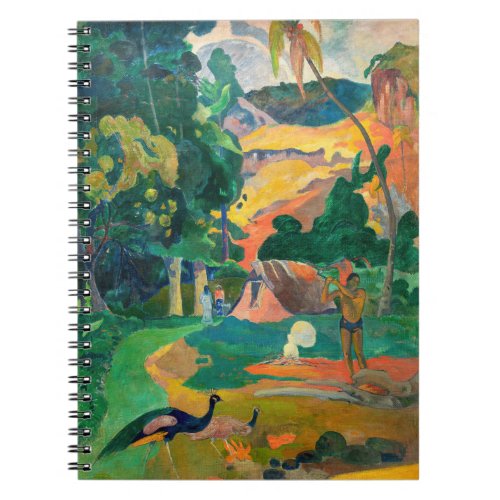 Paul Gauguin _ Landscape with Peacocks  Matamoe Notebook