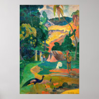 Paul Gauguin - Landscape with Peacocks / Matamoe
