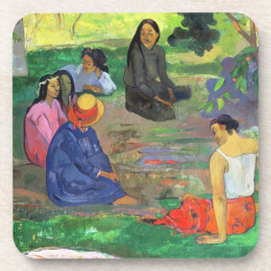 Paul Gauguin Les Parau Parau (The Gossipers) Beverage Coaster