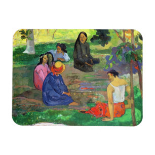 Paul Gauguin Les Parau Parau (The Gossipers) Magnet